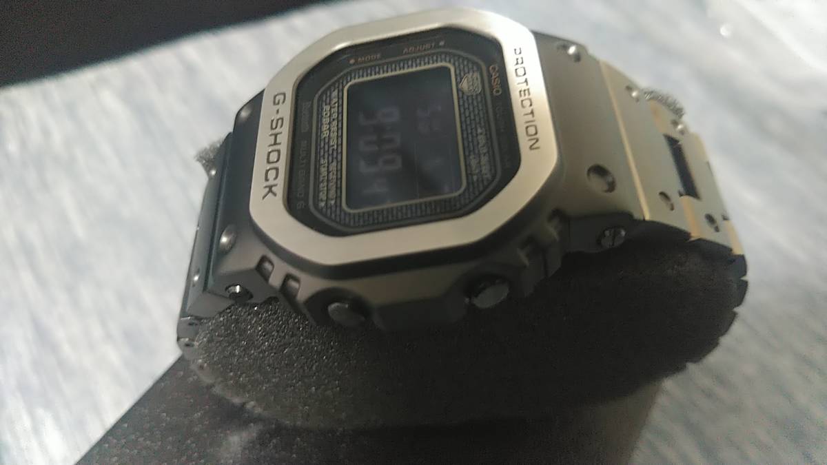 【送料無料】CASIO G-SHOCK「5000 SERIES」FULLMETAL【GMW-B5000MB-1JF】タフソーラー・電波受信機能(MULTIBAND6)・スマートフォンリンク_画像5