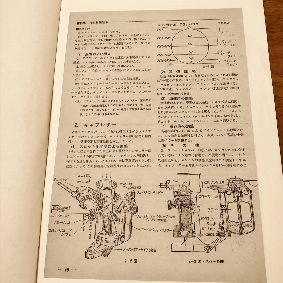 【希少な整備資料】ホンダ スーパーカブ C100 簡易サービスマニュアル_画像1