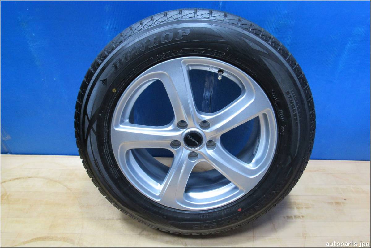 ★★5589★ダンロップ・225/65R18スタッドレス・2019年・BALMINUM 18×7.5J・IS42・穴5・PCD114.3・社外アルミホイール★4本★★_画像2