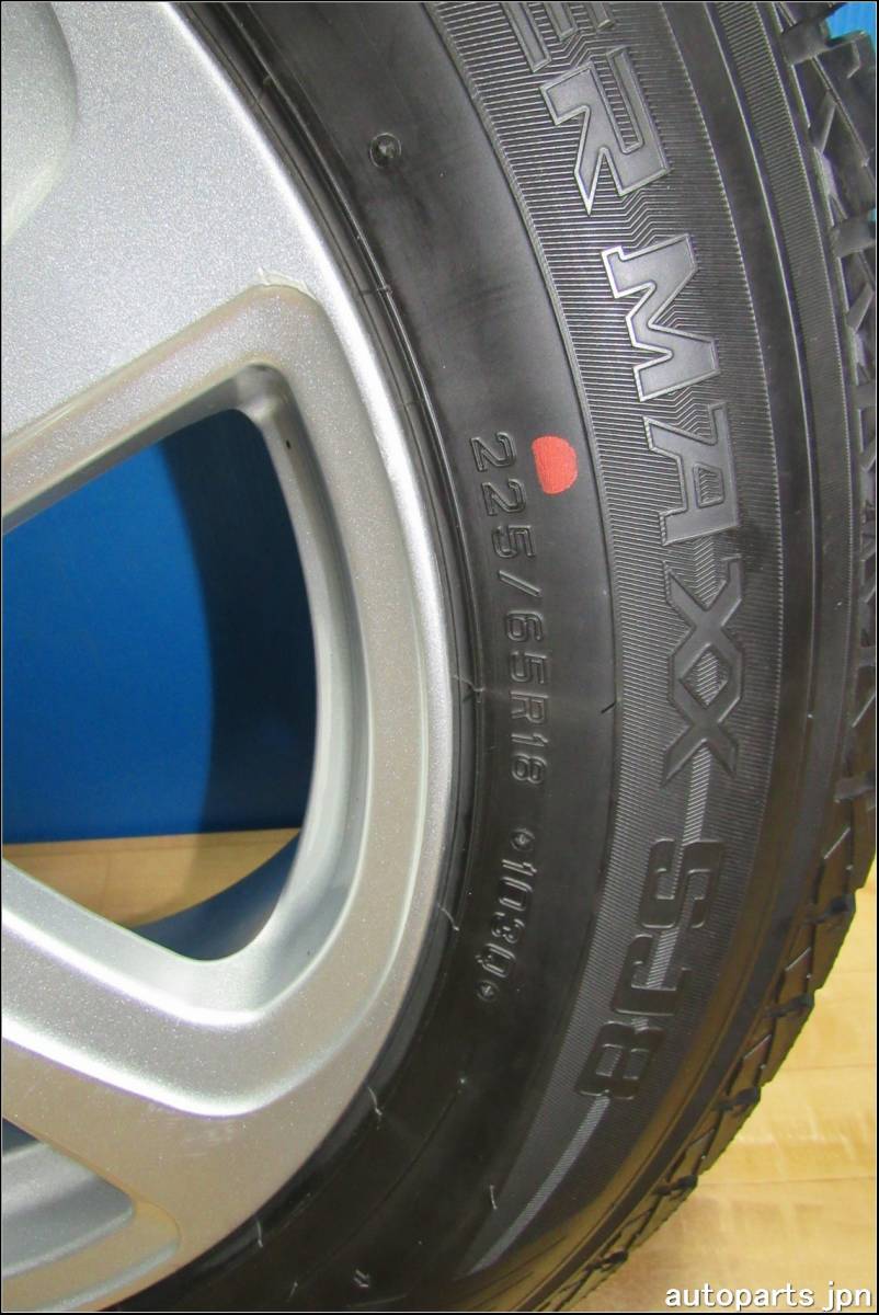 ★★5589★ダンロップ・225/65R18スタッドレス・2019年・BALMINUM 18×7.5J・IS42・穴5・PCD114.3・社外アルミホイール★4本★★_画像4