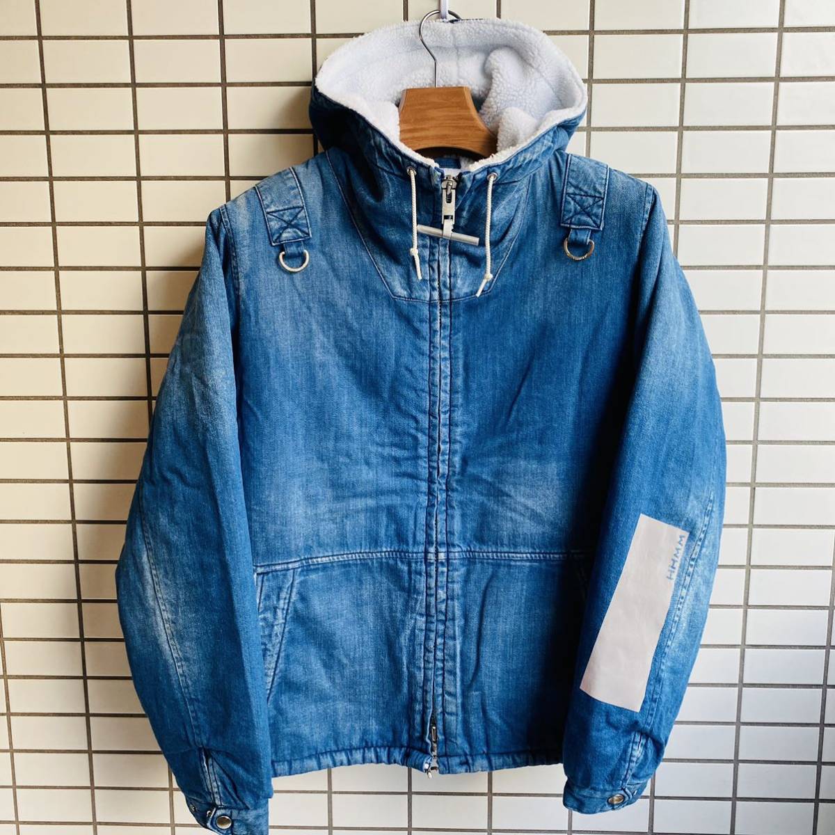 OCEANS別注 77着限定 HELLY HANSEN×MIGHTY-MAC ヘリーハンセン マイティーマック デッキジャケット デニムジャケット ボアパーカー