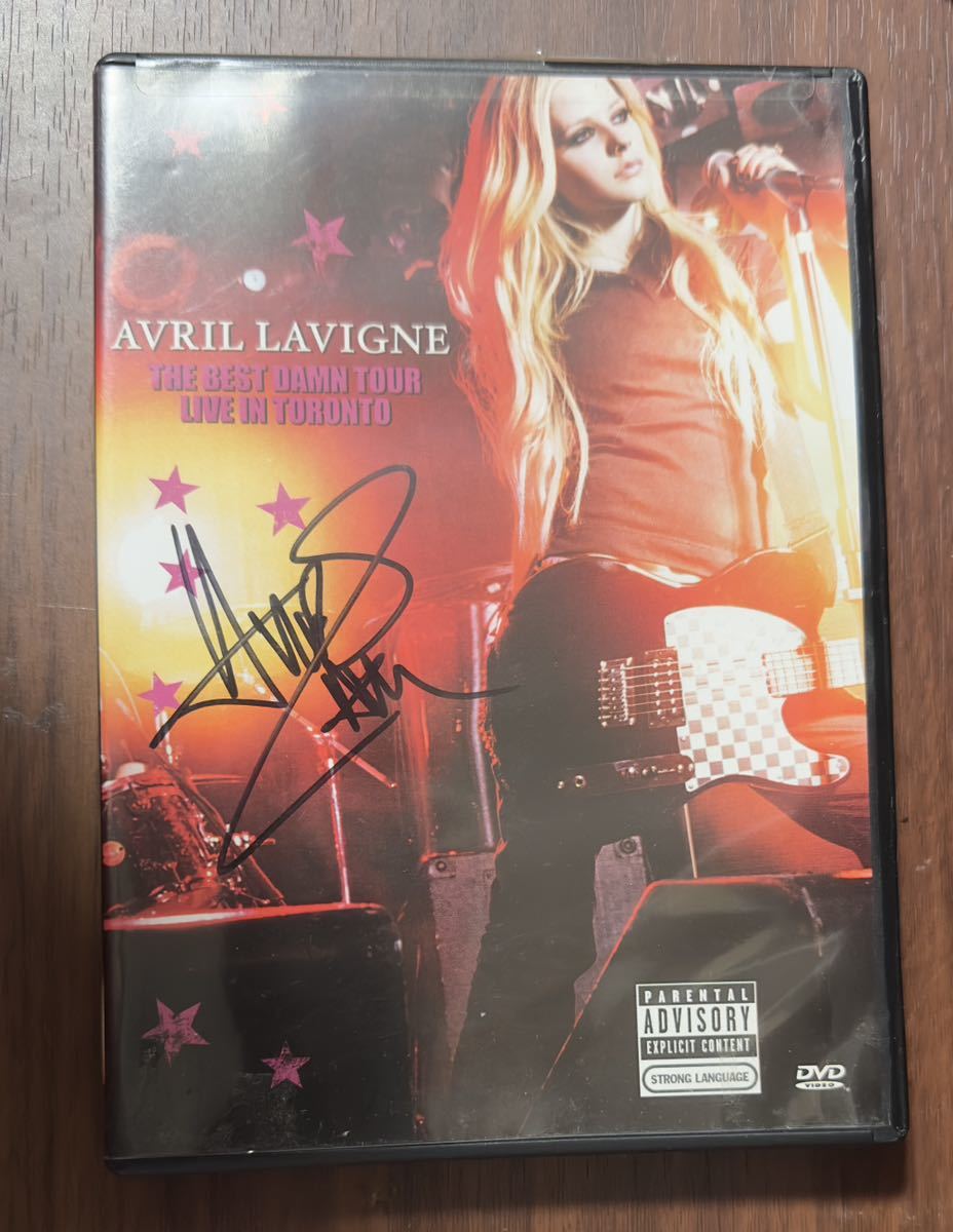 アヴリル・ラヴィーン（Avril Lavigne)直筆サイン入りDVDの画像1