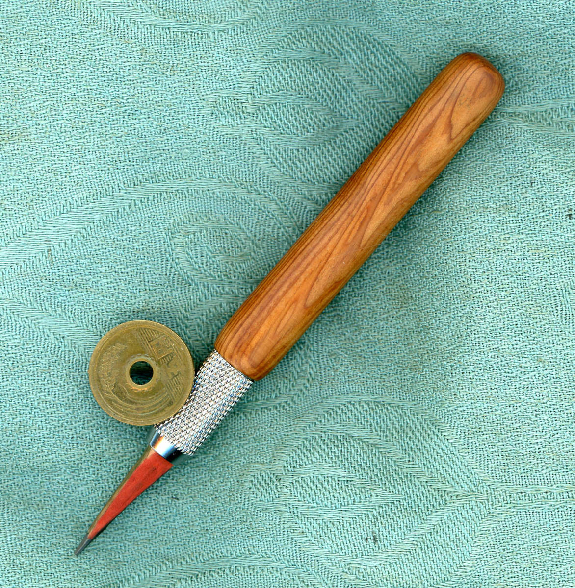 鉛筆ホルダー貴重な屋久杉の補助軸 , 鉛筆キャップ, ペンシルホルダーE1_画像3