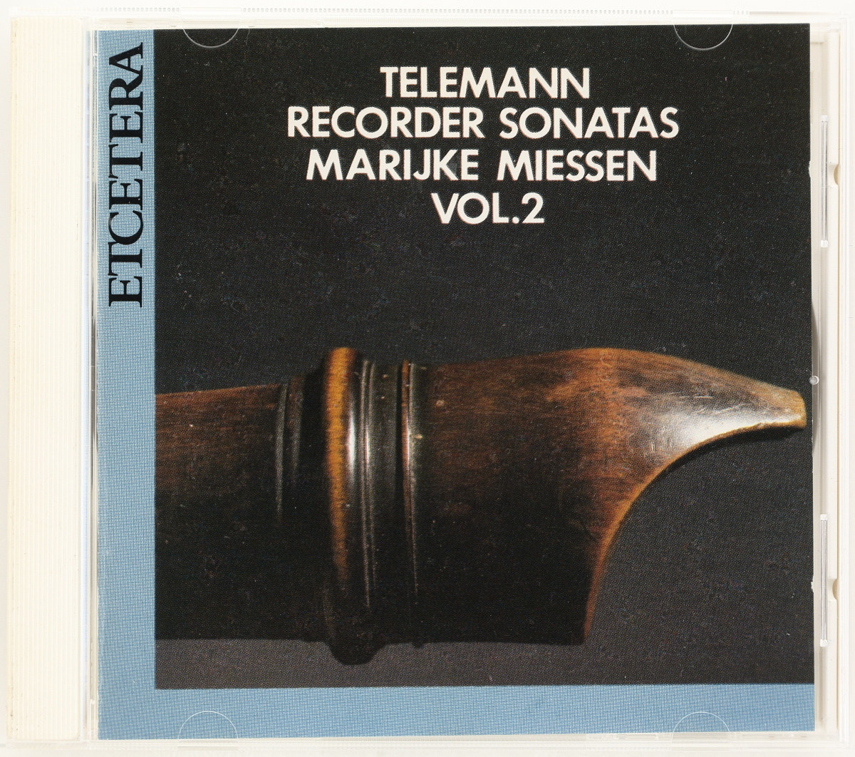 テレマン：リコーダーと通奏低音のための12のソナタ　Vol.2　マレイケ・ミーセン、アスペレン、ウィルソン、モロー　ETCETERA_画像1