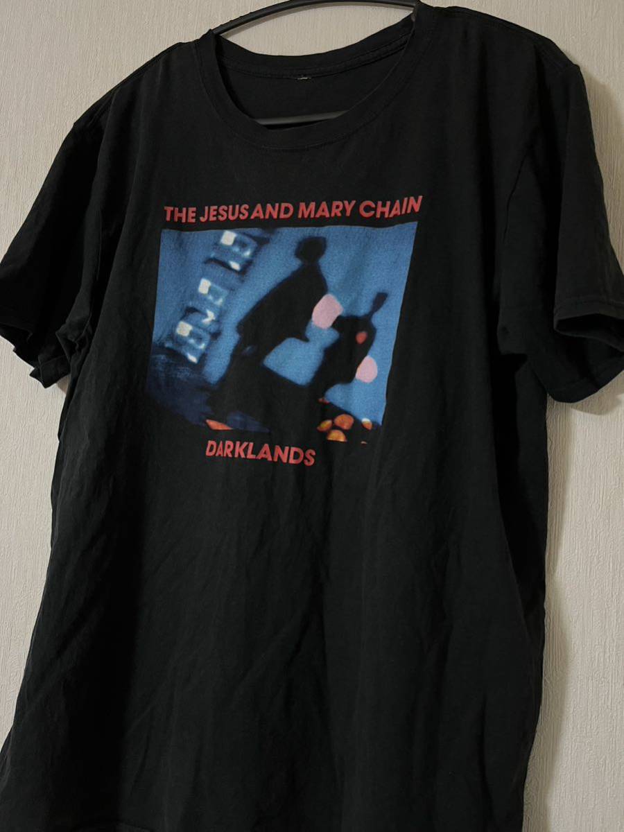 【オフィシャル】 The Jesus & Mary Chain Tシャツ Darklands 正規品 Lサイズ / ビンテージ ジザメリ ツアー UKロック primal scream_画像1