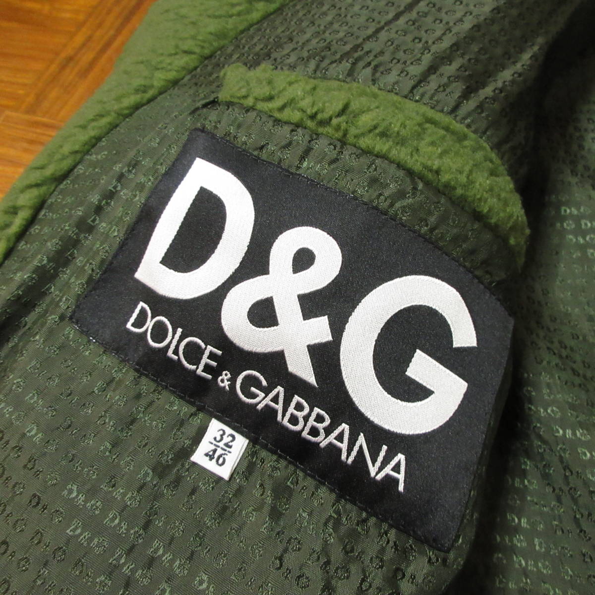 DOLCE&GABBANA　ドルチェ＆ガッバーナ　フリースジャケット　イタリア製　表記サイズ32/46_画像8