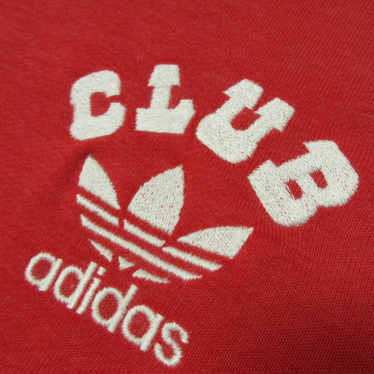 80sビンテージ　CLUB adidas　クラブアディダス　フェード　プルオーバースウェット　表記サイズL_画像7