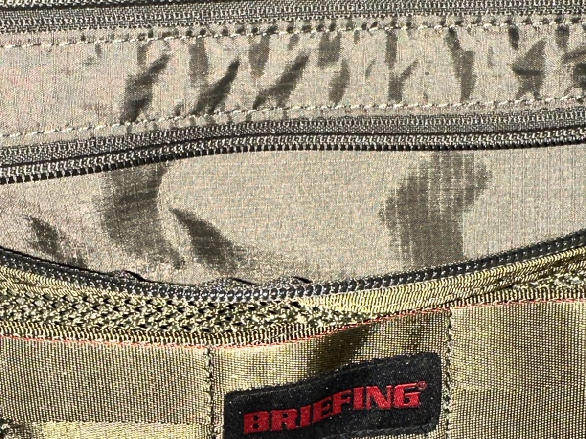 ブリーフィング　BRIEFING サコッシュ　美品　希少　ユナイテッドアローズ 【別注】＜BRIEFING＞GLR リップストップ メッシュ サコッシュ_画像4