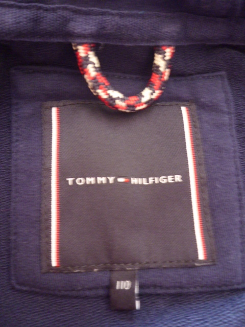 TOMMY HILFIGER トミーヒルフィガー 子ども 長袖 パーカー 110 インナーベスト付_画像4