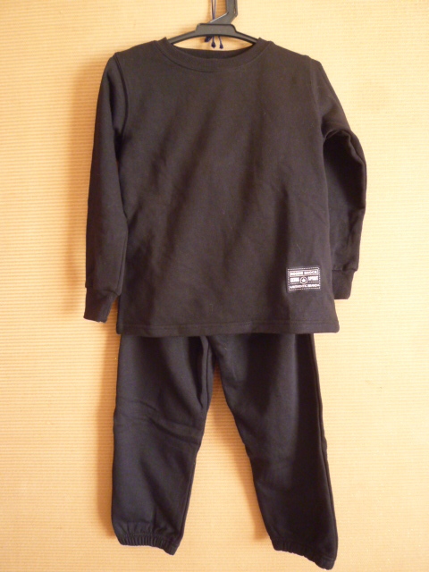  tag attaching unused * child sweatshirt pants top and bottom set 120 Boogie Shock suit long sleeve setup sweat 