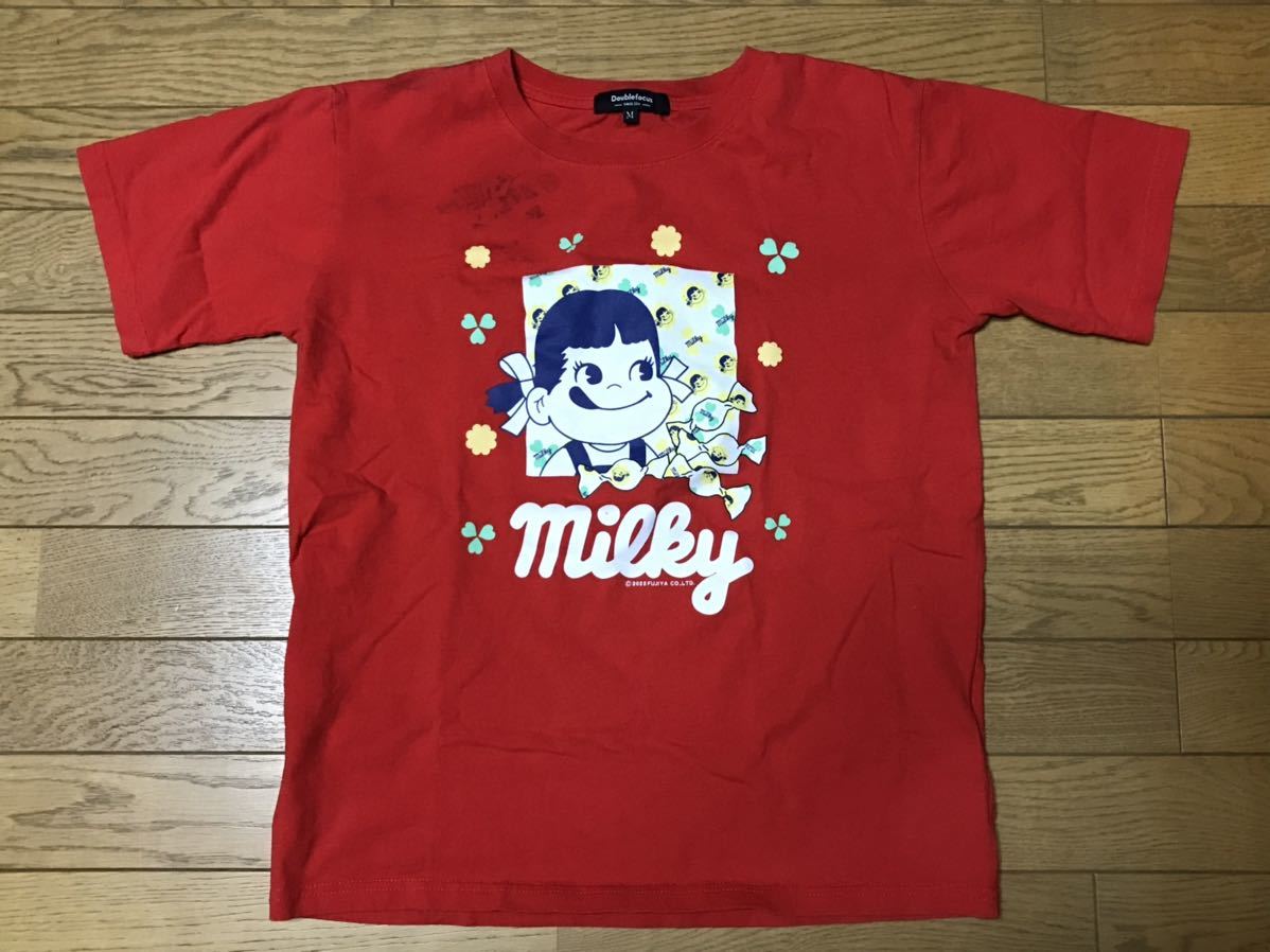 “PEKO-CHAN” SHORT SLEEVE T-SHIRTS size-M(着丈59身幅51) 中古 送料無料 NCNR_画像1