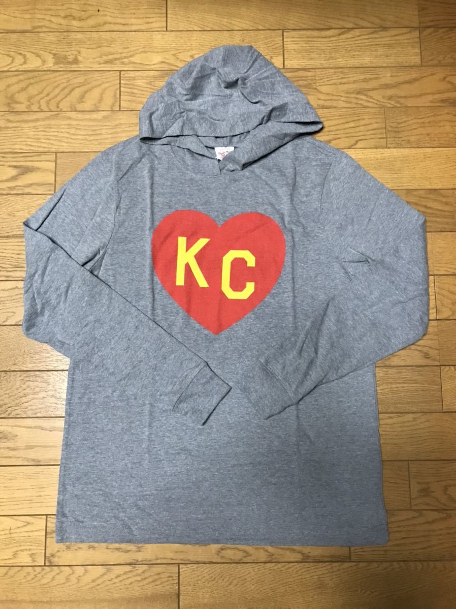 NFL KANSAS CHIEFS LONG SLEEVE T-SHIRTS size-M(着丈70身幅53) 中古 送料無料 NCNR_画像1