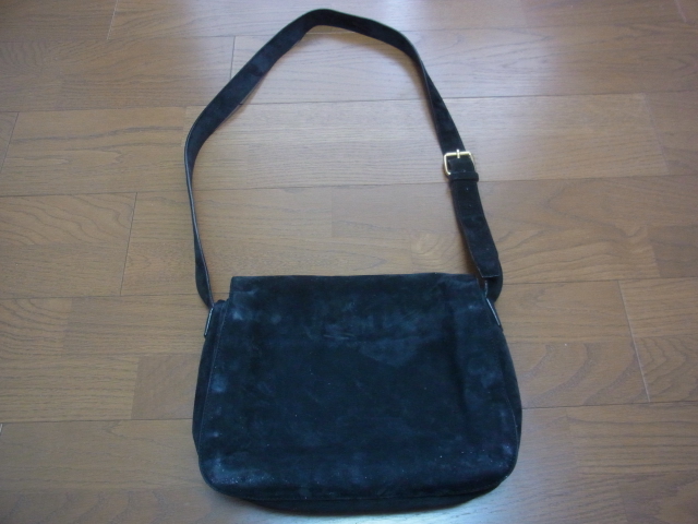 MARNI マルニ ショルダーバッグ スウェード ブラック USED_画像4