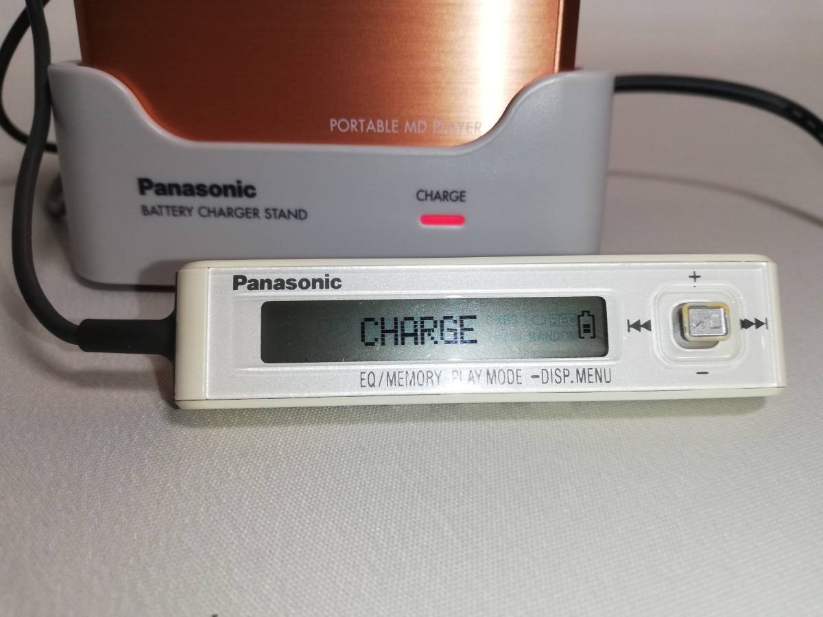 【動作確認済】 Panasonic パナソニック SJ-MJ100 ポータブルMDプレーヤー の画像9