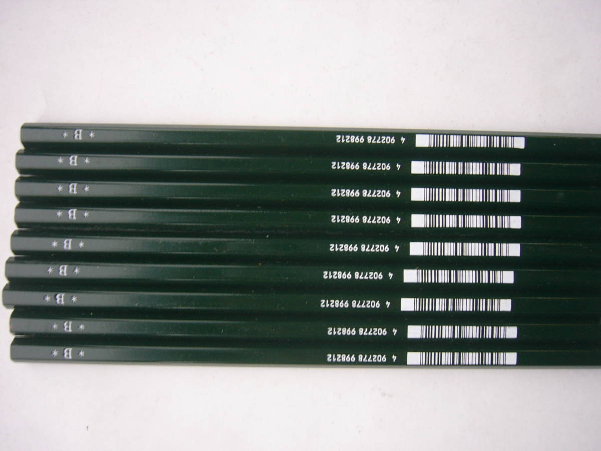  unused / pencil ( storage goods ) set / [MITSU-BISHI(B)]9ps.@+[MITSU-BISHI Colored Pencil( green )] 2 ps + [ Novelty ]4ps.