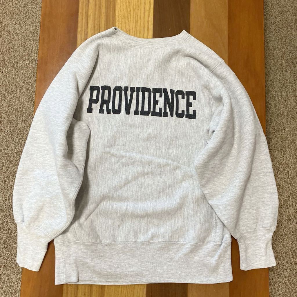 極上品 90's両面染み込 ブラックプリントChampion REVERSE WEAVE 米製 チャンピオンリバースウィーブ ビンテージ made in usa providence