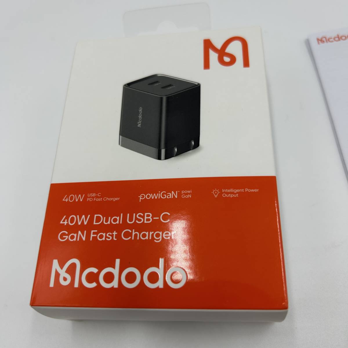 Mcdodo 急速充電器 USB-C 40W PD 充電器 K536 USB-Cポート*2つ i-Phone 15充電器 GaN5窒化ガリウム&Appl-eの同種デュアルPiチップ採用_画像6