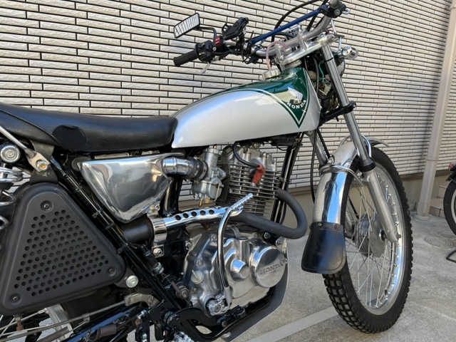 TL125 イーハトーブ　ボアアップエンジン　実働車外し_画像8