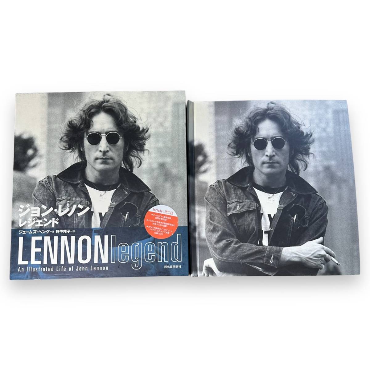 【最終出品】AS-025★「ジョン・レノン レジェンド」ジェームス・ヘンケ　CD付　LENNON LEGEND:Illustrated Life of John Lennon_画像2