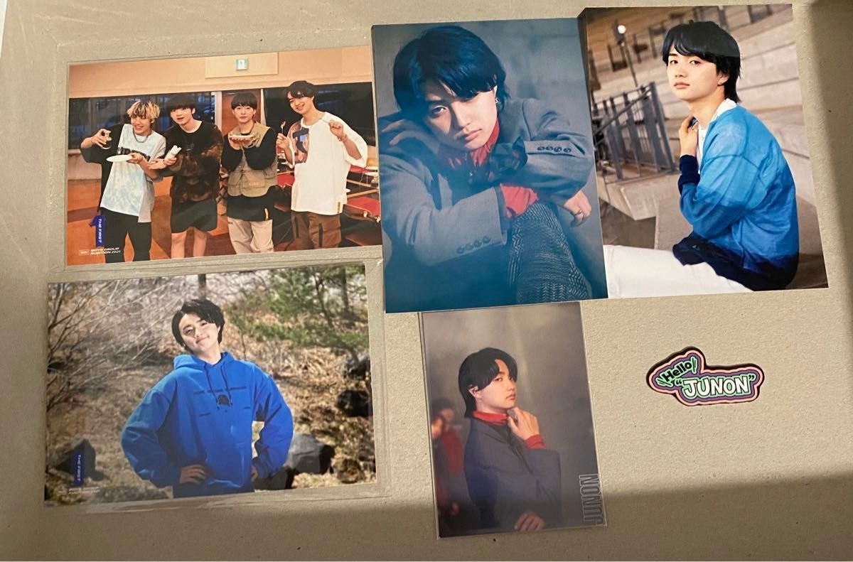 BE FIRST JUNON 写真　ステッカー
