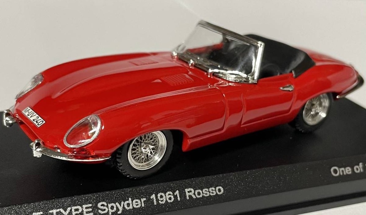 特注! JAGUAR E-TYPE Spyder 1961 Rosso!