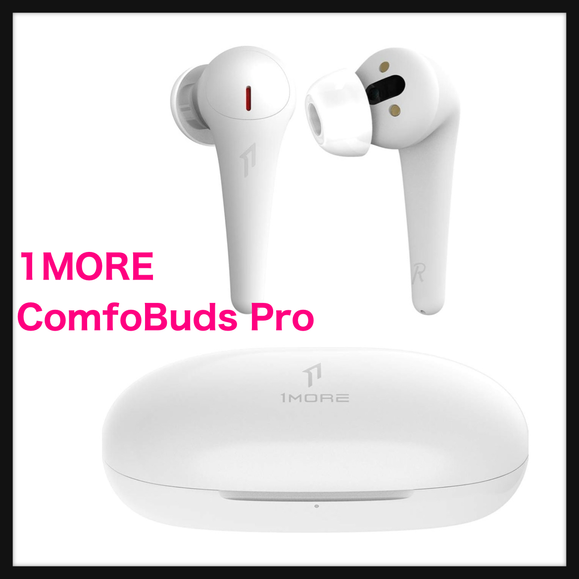 【新品未使用】1MORE ★ComfoBuds Pro ワイヤレスイヤホン アクティブノイズキャンセリング Bluetooth 5.0 / QuietMax技術★送料込