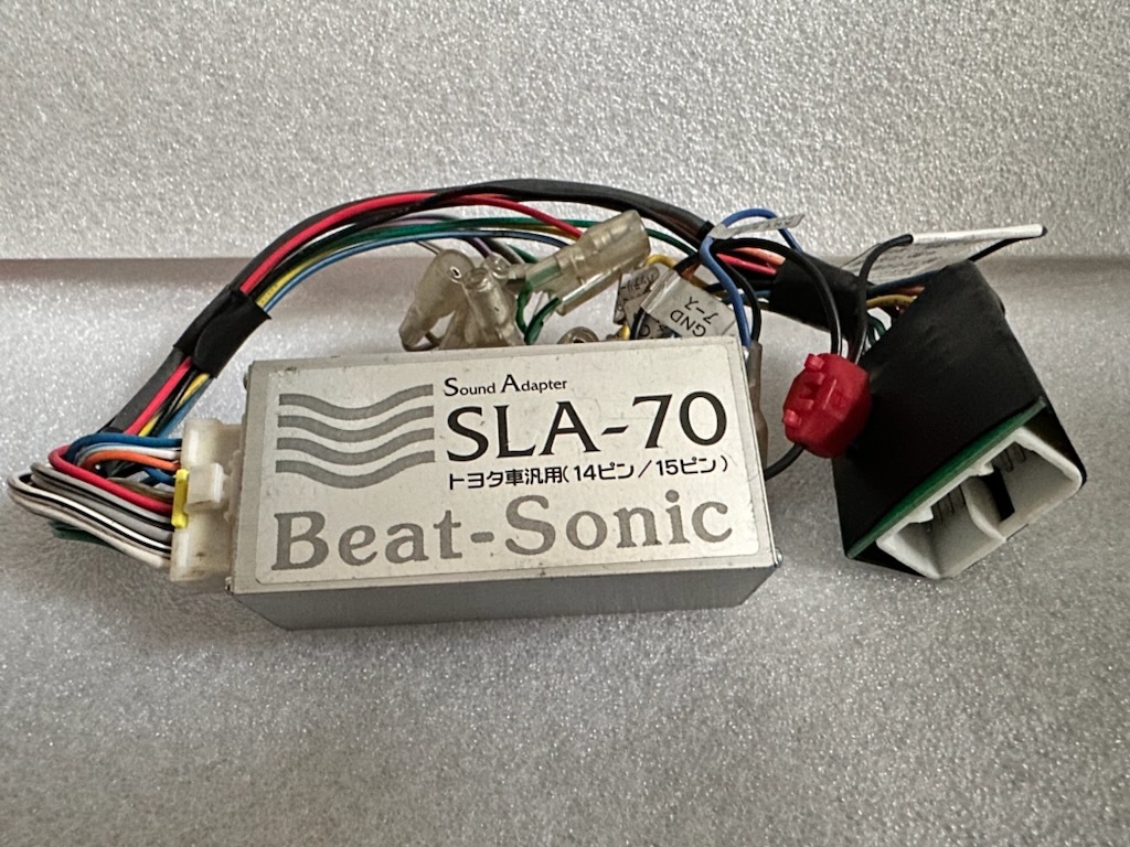 ☆Beat-Sonic　ビートソニック　SLA-70　トヨタ車汎用　スーパーライブサウンド車　14ピン/15ピン　Sound Adapter　サウンドアダプター_画像1