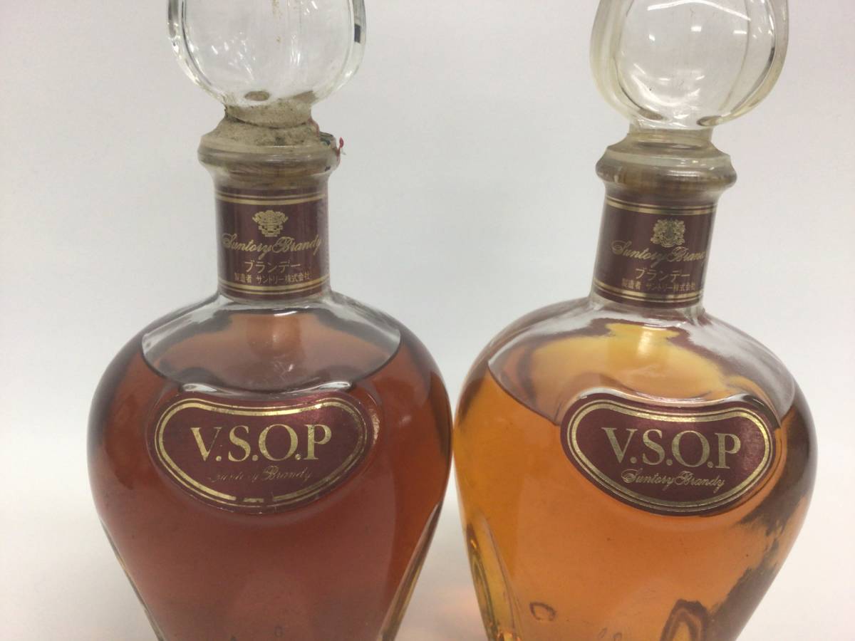 H-2 サントリー VSOP デキャンタ2本セット【重量番号:4】_画像2