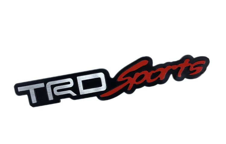 高品質【180mm×32mm】金属製のTRD SPORTS エンブレム G　トヨタ（TOYOTA）_画像2