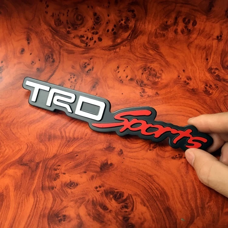 高品質【180mm×32mm】金属製のTRD SPORTS エンブレム G　トヨタ（TOYOTA）_画像5