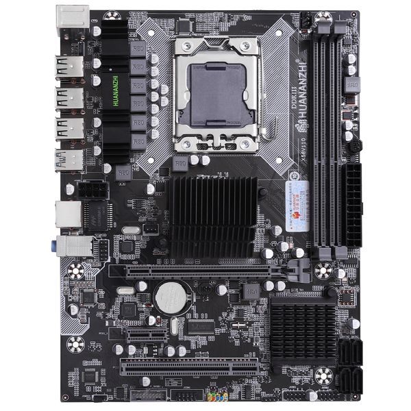 HUANAN HUANANZHI X58 3.0 Intel Xeon LGA 1366 All Series DDR3 Micro ATX Motherboard_画像2