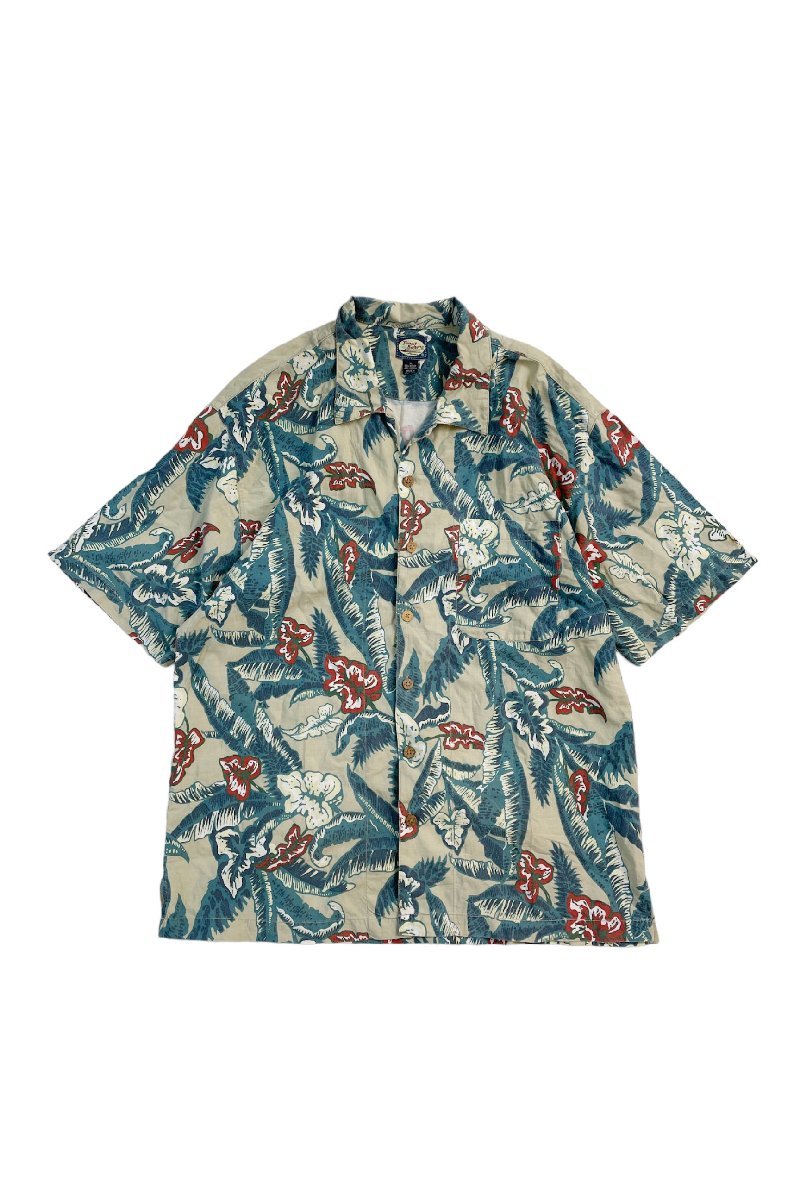 Tommy Bahama rayon aloha shirt トミーバハマ アロハシャツ 半袖 レーヨン ヴィンテージ_画像1
