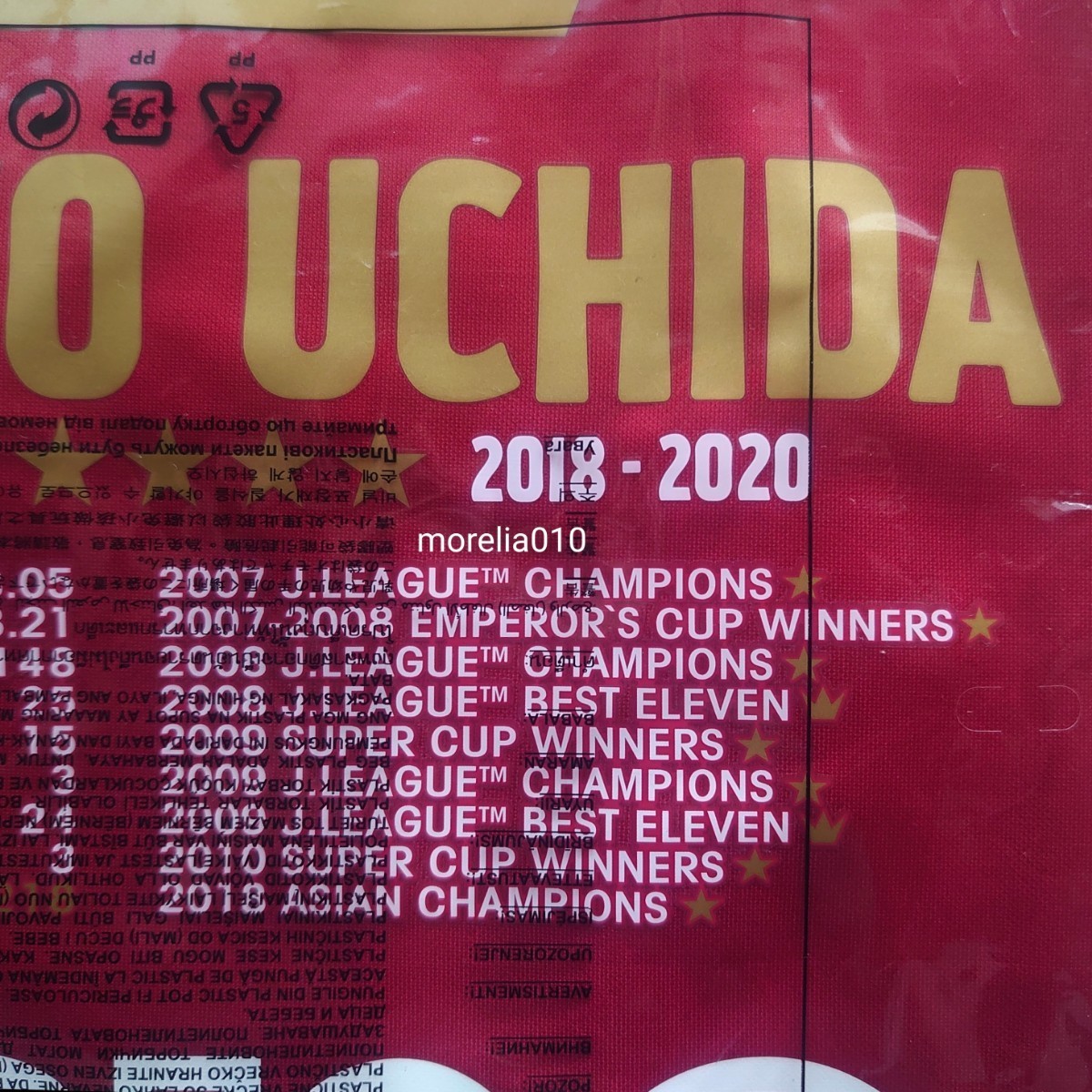 鹿島アントラーズ 2020年 内田篤人 引退記念 メモリアルユニフォーム 第2弾 2500枚限定 サイズS 国内正規品 未開封新品_画像5