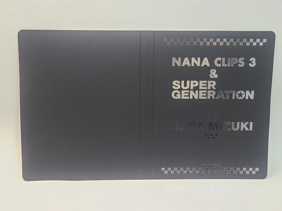 水樹奈々　フォトアルバム「NANACLIPS3＆SUPERGENERATION」　声優　アニソン歌手　グッズ　ブロマイドフォルダー　ポケット_画像1