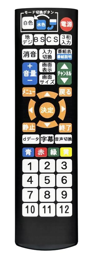 【中古】【代替リモコン191】防水カバー付 maxzen SK01シリーズ 液晶テレビ 互換 (J19SK01 J24SK01 J32SK01 等用_画像1