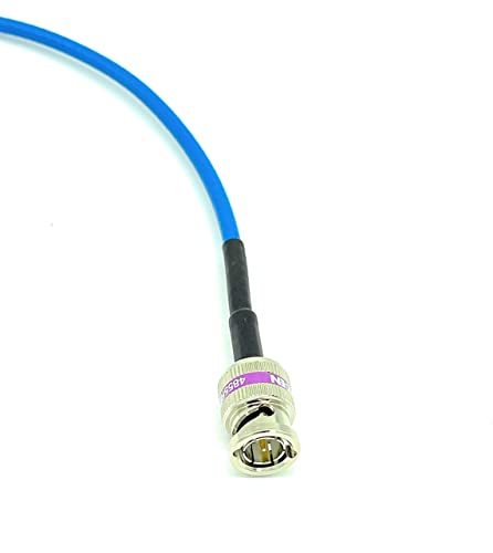 【中古】AV-Cables 12G 4K HD SDI BNC - BNCケーブル Belden 4855R Mini RG59 150ft ブルー_画像1