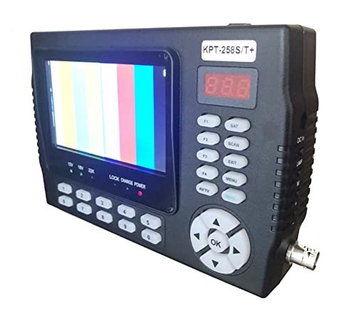 【中古】デジタル衛星ファインダー KPT-258ST+AHD DVB-S2 DVB-T/T2 DVB-C コンボテスト CCTV カメラ DVB-T_画像1