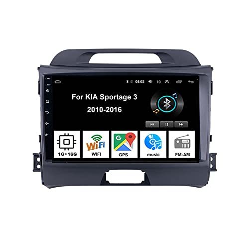 【中古】カーマルチメディアプレーヤーAndroidCar Stereo For KIA Sportage 3 2010-2016 with Blue_画像1