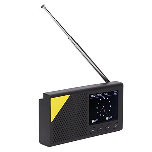 【中古】DAB ラジオ、 5.0、2.4 インチ LCD ディスプレイ、 用ポータブル AM FM ラジオ、20 ラジオ局_画像1