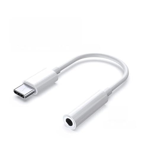 【中古】USB タイプ C 3.5 ジャックイヤホンアダプター USB C から 3.5 ミリメートルヘッドフォンオーディオ Aux ケーブルフィッ_画像1