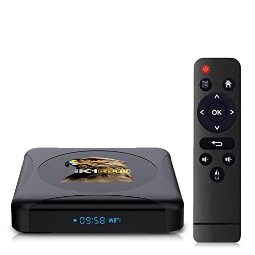 【中古】Android TV Box 11.0、HK1R mini Android Box 4GB RAM 64GB ROM RK3318 クアッド_画像1