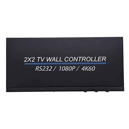 【中古】2X2 TV の壁のコントローラー HDMI のビデオ多数の表示入力力のアダプターは 1080P を出力しました_画像1