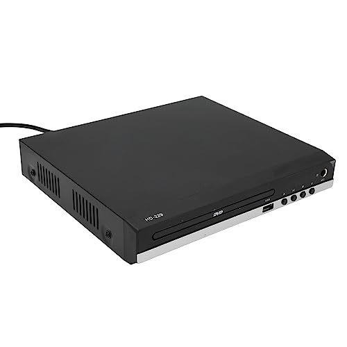 【中古】ミニ HD DVD プレーヤー HDMI、リモコン付きテレビ用 1080P USB CD DVD プレーヤー、HDMI および RCA ケー_画像1