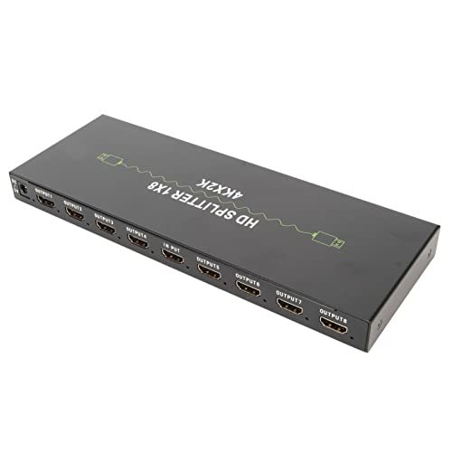 【中古】HD ビデオ スプリッター PC用 4K 1x8 HD マルチメディア インターフェイス (米国プラグ)_画像1