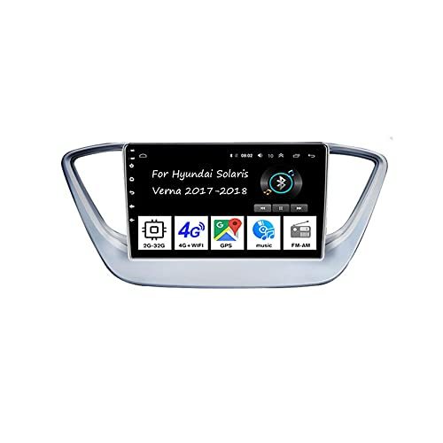 【中古】カーマルチメディアプレーヤーAndroidCar Stereo For Hyundai Solaris Verna 2017-2018 wi_画像1