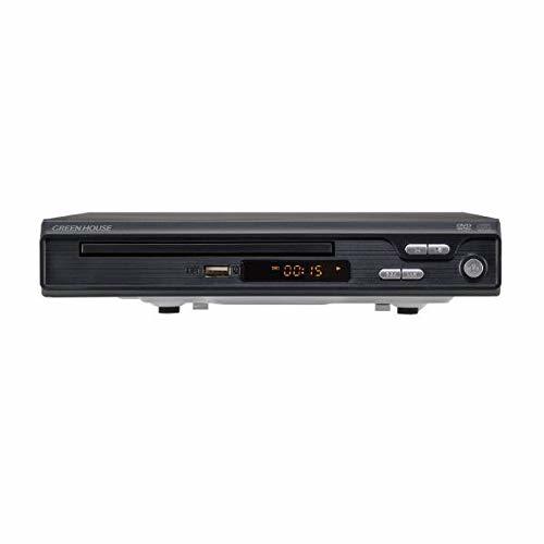 【中古】グリーンハウス GH-DVP1J-BK DVDプレーヤー HDMI対応 ブラック_画像1