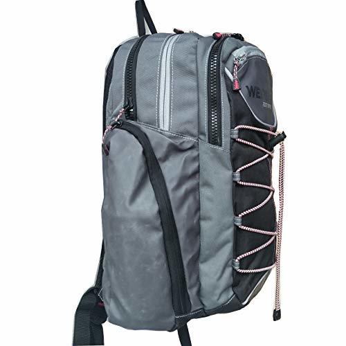 【中古】メンズバッグレザー アウトドアハイキング40Lの大容量ユニセックス登山旅行バックパック 財布メンズ (Color : GRAY, Size_画像1