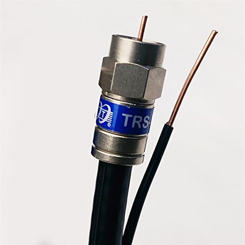 【中古】35ft Coax RG-6 Cable w/Ground Messenger 3Ghz 75 Ohm 18AWG UL ETL cm An_画像1