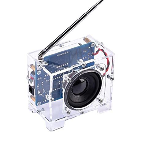 【中古】7.7CMX6.1CM ラジオ DIY キット FM デジタルラジオ電子 DIY はんだ付けキット DC 5V 動作電圧デジタルディスプレイ_画像1