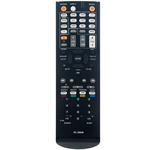 【中古】RC-866M 交換用リモコン コマンダー Onkyo AVレシーバー TX-NR626 TXNR626 HT-RC560 HTRC560用_画像1